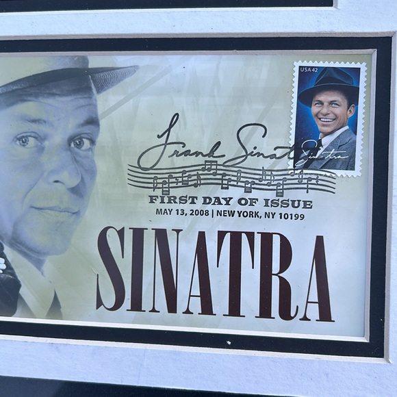 Frank Sinatra USPS First Day of Issue Stamp Matted Poster New not sealed - Picture 2 of 3